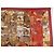 Hermès NUOVO SCIARPA HERMES TUTTO IN QUILT QUADRATO 90 IN SETA ROSSA SCIARPA CATY LATHAM Rosso - vista 3