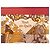 Hermès NUOVO SCIARPA HERMES TUTTO IN QUILT QUADRATO 90 IN SETA ROSSA SCIARPA CATY LATHAM Rosso - vista 7