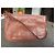 Clutch Louis Vuitton in pelle marrone - vista 3