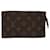 Pochette Accessoire Louis Vuitton Marrom Lona  ref.1880914