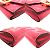 Carteira tri-fold Fendi Baguette Micro Zucca Rosa - vista 9