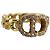 Anello Christian Dior metallo oro Auth yk15994 D'oro