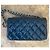 Bolso Chanel Mini Rectangular Azul Marino Charol - vista 6