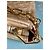 Coussin Louis Vuitton Cushion PM Pelle di Agnello Oro D'oro - vista 6