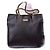 Borsa Tote Gucci Nera in Cotone con Catena Dorata Nero D'oro