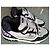 Louis Vuitton Baskets LV Trainer Noir Blanc - vue 2