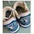 Louis Vuitton LV Trainer di Virgil Abloh Bianco Blu navy - vista 7