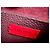 Borsa a mano Valentino Garavani Rockstud in Pelliccia Rosso Scuro Bordò - vista 7