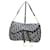 Christian Dior Vintage Trotter Double Saddle Bag Navy blue Cloth  ref.1883056