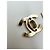 CHANEL fibbia CC turnlock  oro D'oro - vista 8