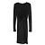 Schwarzes Kleid mit Schlangenbesatz von Just Cavalli
