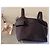 Borsa a mano Hermès Picotin Nera Cotone Pelliccia Nero - vista 16