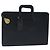 Autre Marque Borsa da lavoro Burberrys in pelle nera e oro Auth ti2373 Nero D'oro