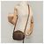 Céline Borsa a spalla in tela Macadam CELINE in pelle PVC marrone oro Auth bs19763 D'oro - vista 24