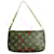Louis Vuitton Canvas Monogram Pochette Accessoires Brown Leather  ref.1884206