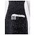 Chanel Abito nero decorato con perle rare 40 FR - vista 6