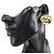 Orecchini a clip placcati in oro Chanel Coco Mark D'oro - vista 2