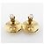 Orecchini a clip placcati in oro Chanel Coco Mark D'oro - vista 4