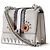 Borsa a Spalla Fendi Canai Beige - vista 2