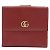 Gucci GG Marmont Geldbörse im Querformat Rot