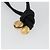 Collana Baccarat Cristallo Gzass Chiaro Nero Oro Auth am7307 D'oro - vista 10