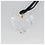 Collana Baccarat Cristallo Gzass Chiaro Nero Oro Auth am7307 D'oro - vista 4