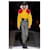 Prada Mohair-Cardigan mit Fell Gelb - Ansicht 2