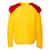 Prada Mohair-Cardigan mit Fell Gelb - Ansicht 5