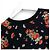 Camiseta de seda y algodón floral Louis Vuitton Resort 2017 Negro - vista 4