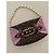 Louis Vuitton Extraordinaire Monogram Strauß Pochette Pink Dunkelbraun - Ansicht 2