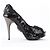 Philipp Plein STARLET Sequin Platform Heel in Size 37 EU