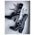 Chanel Botas Obsession con polainas Negro Hardware de plata - vista 5