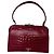 Borsa Prada in pelle di alligatore rossa Rosso