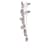 Pendientes Jennifer Behr T. Metal Plata - vista 4