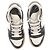 Sneakers SAINT LAURENT T.EU 37.5 Pelle Bianco - vista 6
