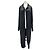 Autre Marque Chaquetas Loulou studio T.International XL de seda Negro