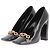 Tacchi Saint Laurent T.EU 37 Pelle verniciata Nero