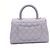 Borsa Chanel A92990 Matelassé Coco Handle Porpora - vista 3