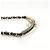 Collana choker con strass Chanel Nero D'oro - vista 2