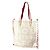 Borsa Tote CABALACE di Christian Louboutin Rosa Bianco