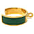 Bracelet Bangle Kelly d'Hermès Doré Vert  - vue 3