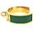 Bracelet Bangle Kelly d'Hermès Doré Vert  - vue 4