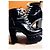 Sofia Coppola Louis Vuitton Botas de moto Star Trail Negro Blanco - vista 11