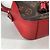 Borsa Pochette Santonge Monogram Louis Vuitton Marrone Rosso - vista 6