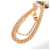 Hermès Collier pendentif Asdukur PM en chaîne cœur Hermes Marron Doré  - vue 5