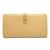 Cartera larga bi-fold Chanel Coco Button Beige  - vista 1