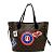 Borsa tote Neverfull MM Louis Vuitton World Tour Marrone - vista 2