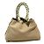 Borsa a spalla beige e avorio Bottega Veneta Crudo