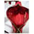 PRADA Borsa a spalla piccola in nylon tessuto rossa Rosso - vista 10