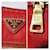 PRADA Borsa a spalla piccola in nylon tessuto rossa Rosso - vista 11